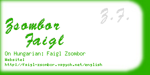 zsombor faigl business card